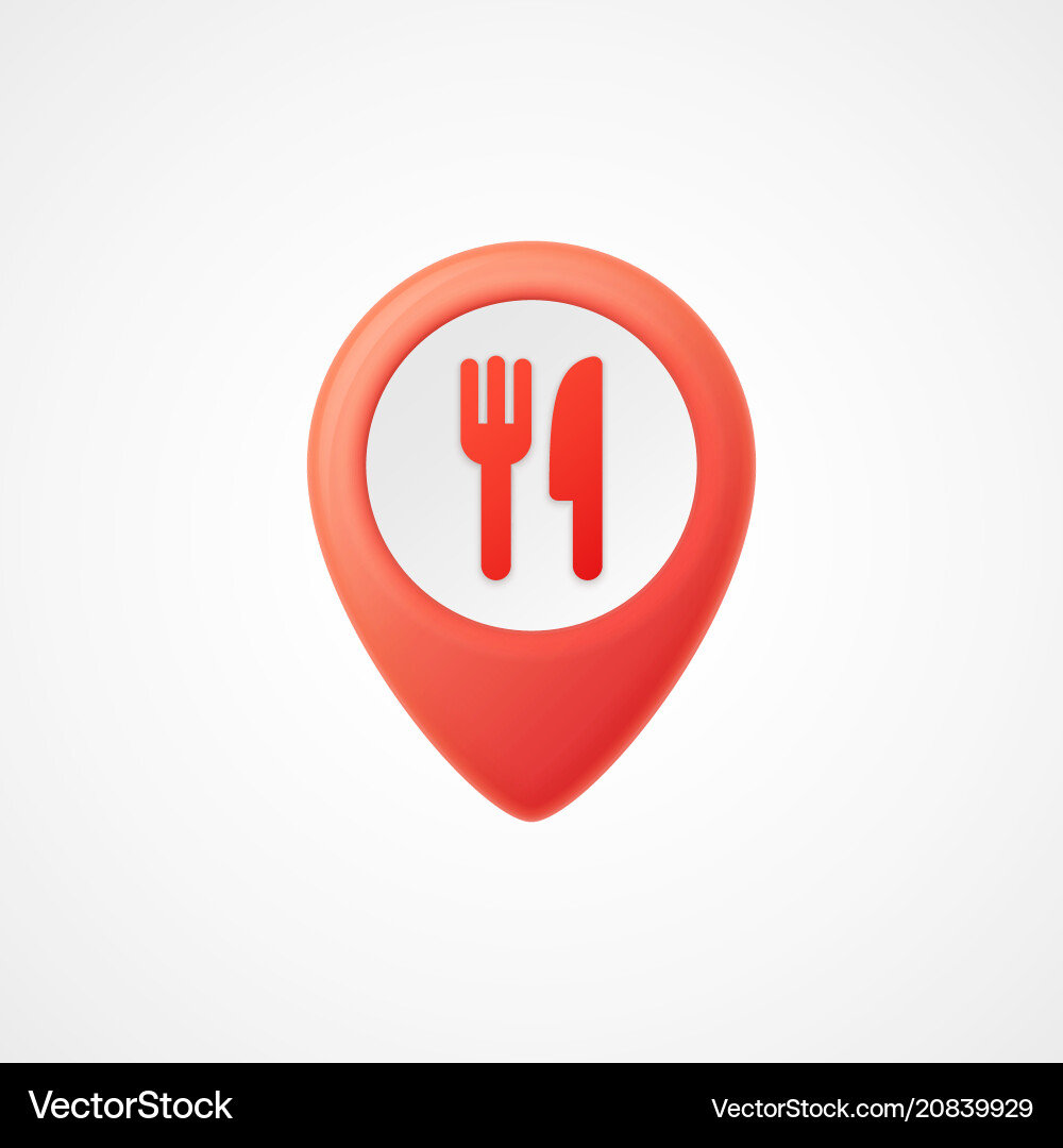 3d map pointer icon markers 3d map pointer icon markers vector image