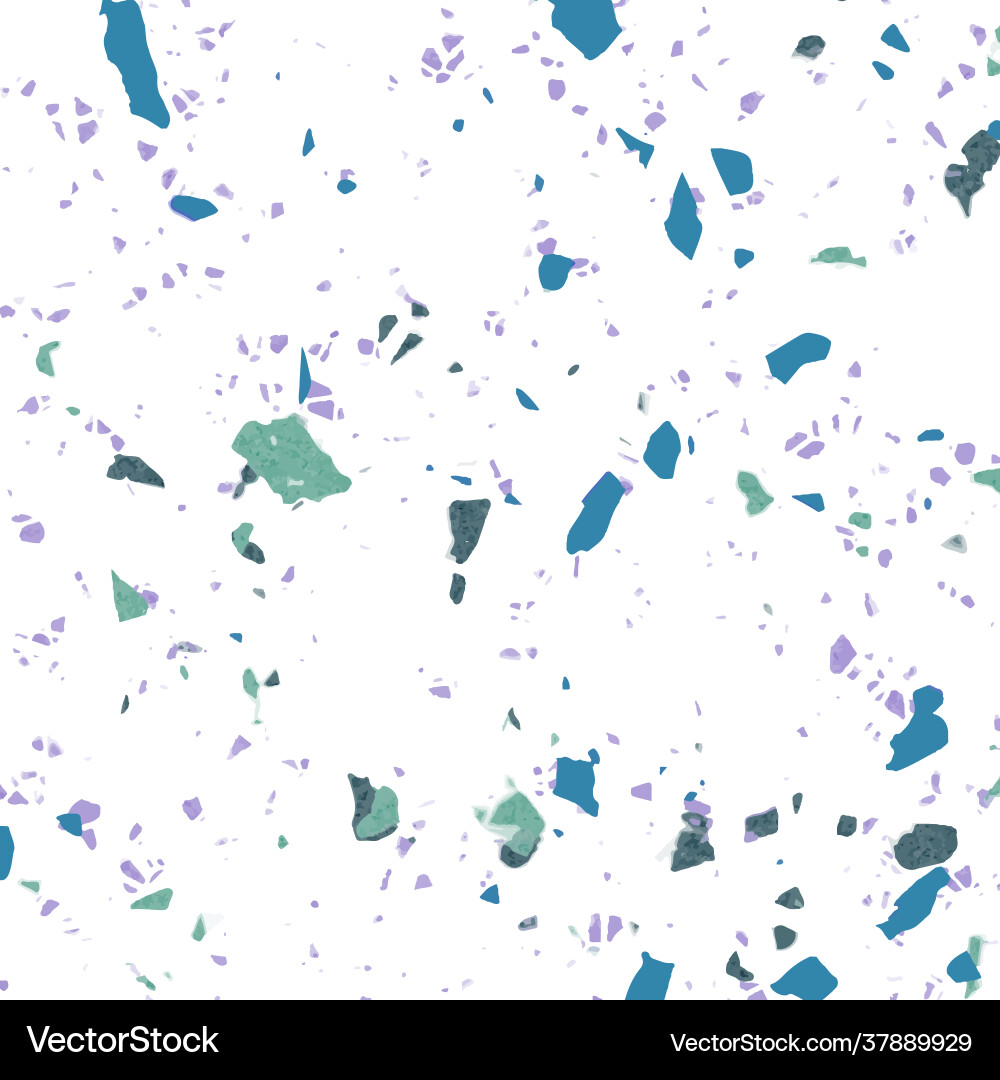 Abstract terazzo pattern background Vector Image