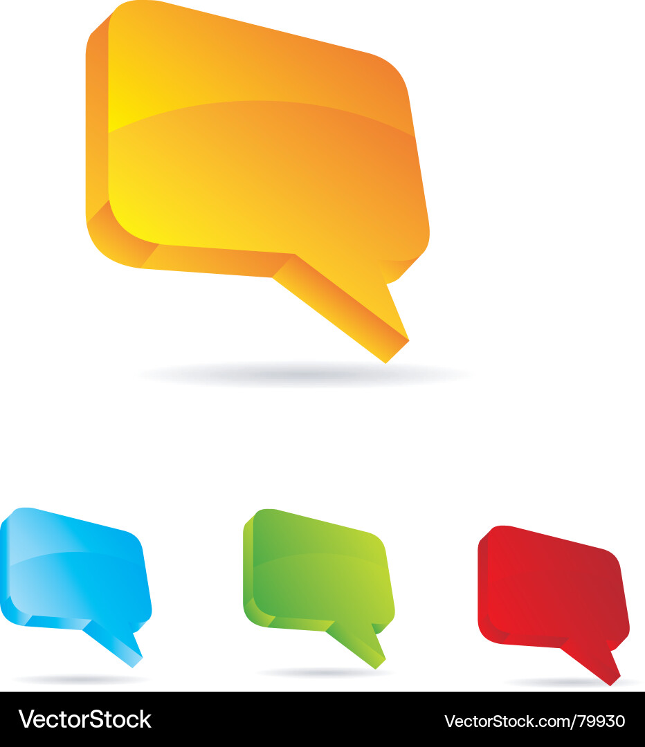 Messaging Icons Vector Image