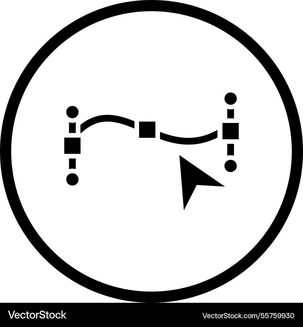 Path point icon design Vector Image