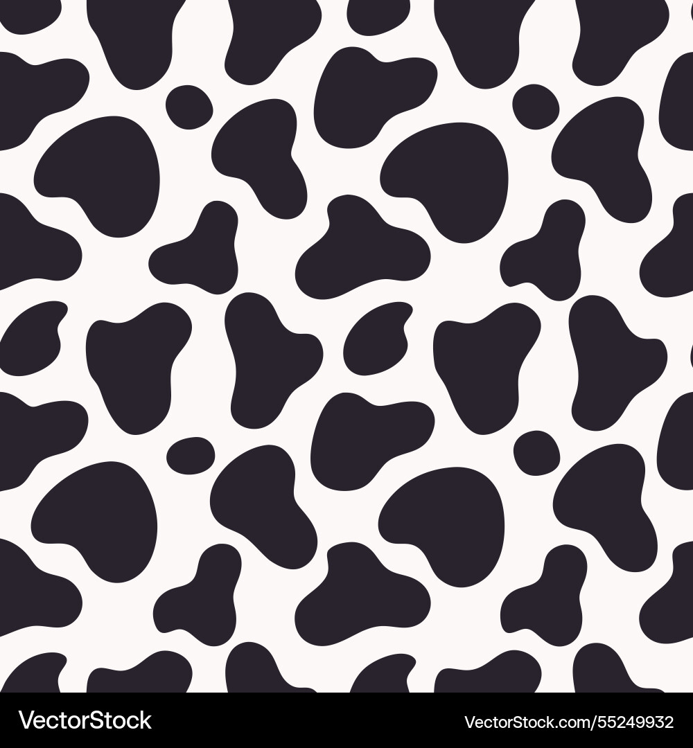Abstract cow print seamless pattern Vector Image