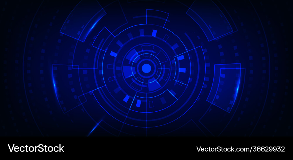 Abstract wide technology interface style Abstract wide technology interface style vector image
