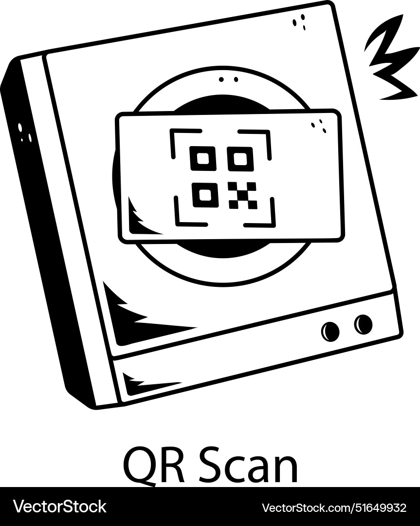 Qr scan Vector Image