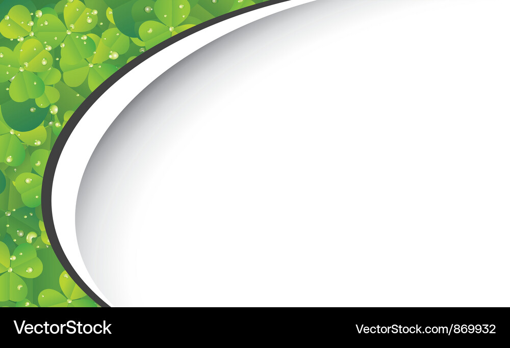 Spring clover Vector Image