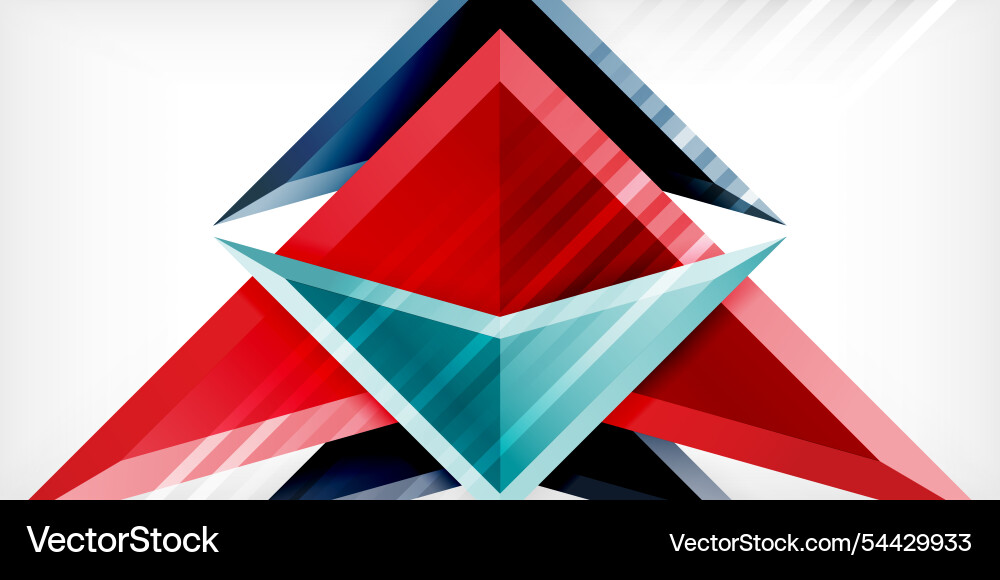 Abstract background color triangles and arrows Abstract background color triangles and arrows vector image