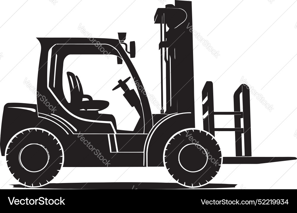 Lifttech iconic forklift design loadlift dynamic Vector Image