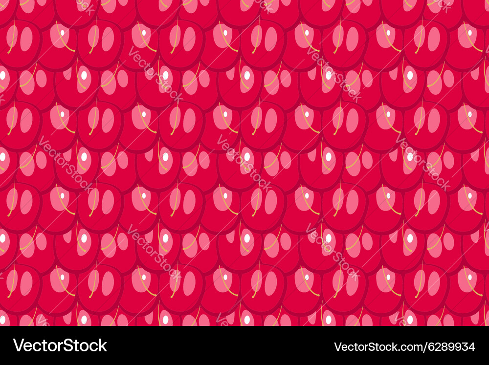 Seamless pattern raspberry texture Vector Image