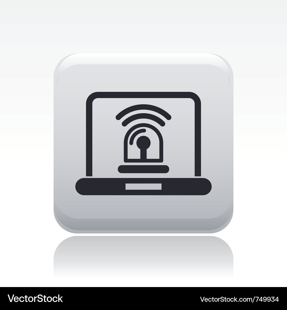 Web alarm icon Vector Image