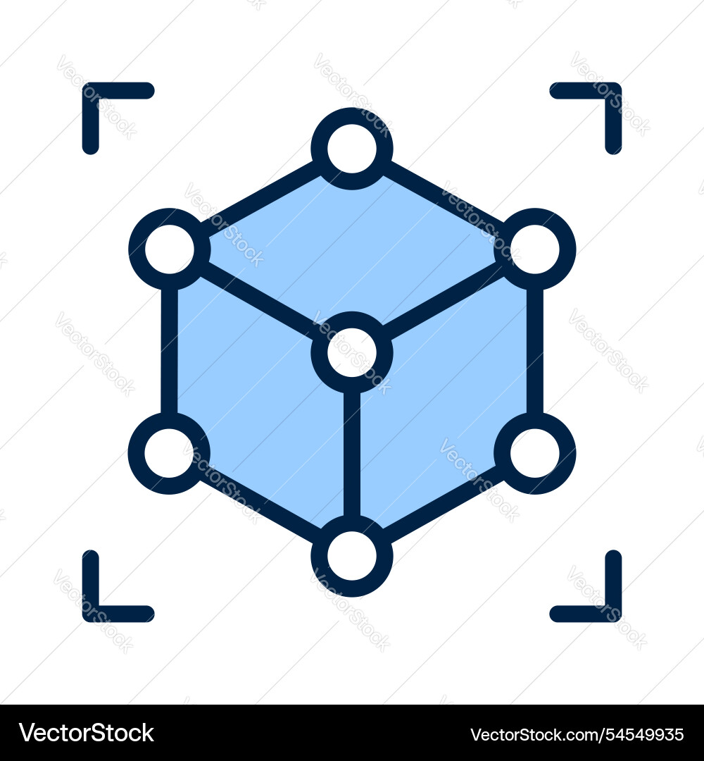 3d modeling Vector Image