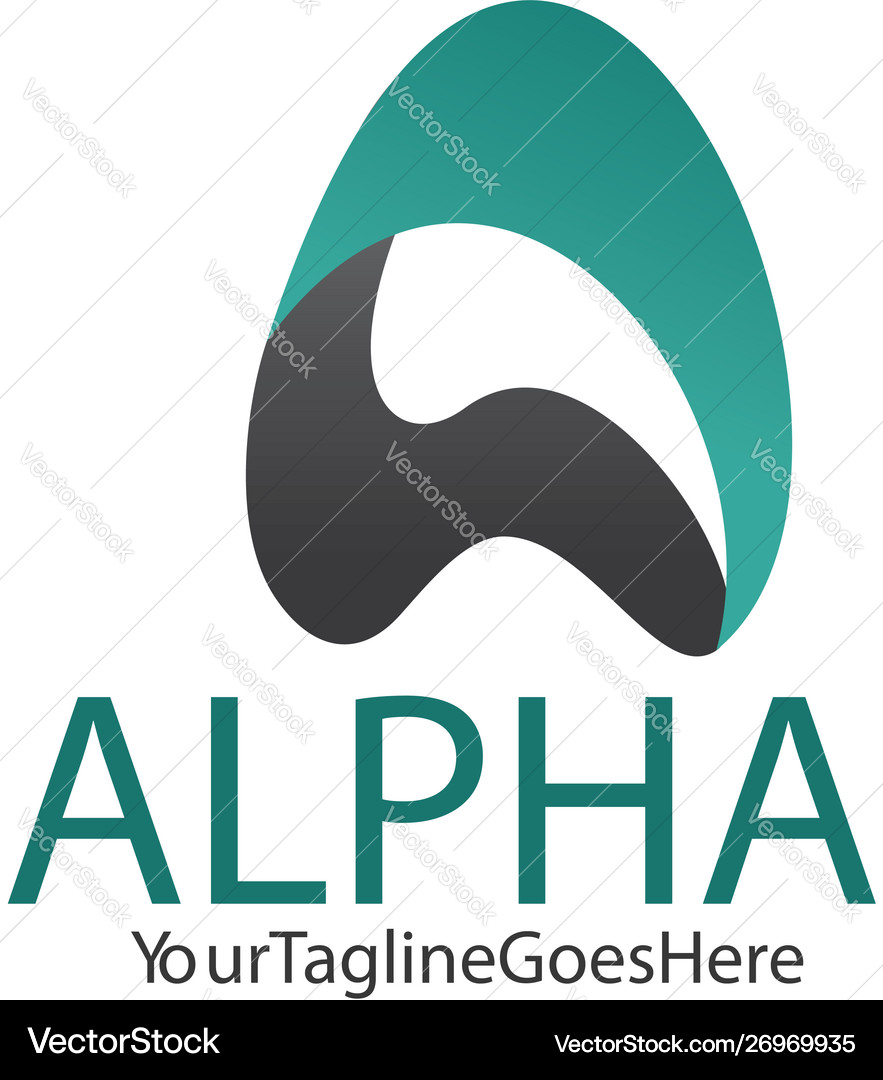 Alpha logo (26969935) – Royalty-Free Vector | VectorStock, image size:883x1080