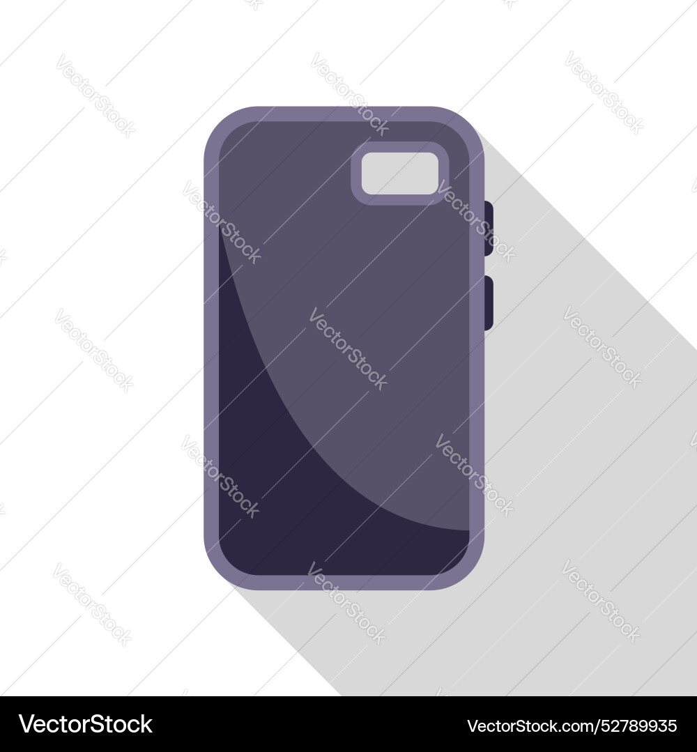 Back of black smartphone with buttons showing Back of black smartphone with buttons showing vector image