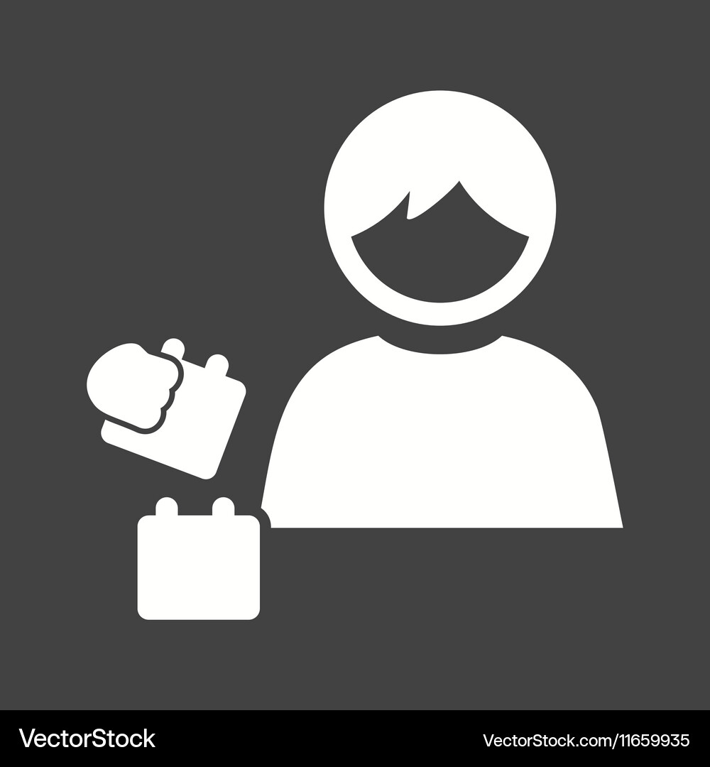 Playing with blocks Vector Image