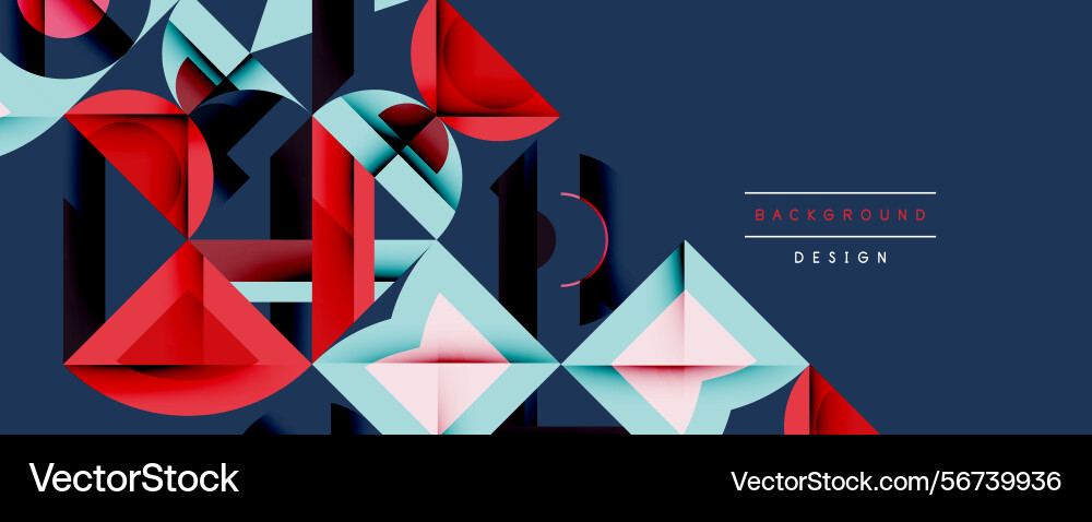 Abstract geometric shapes overlap creating Abstract geometric shapes overlap creating vector image