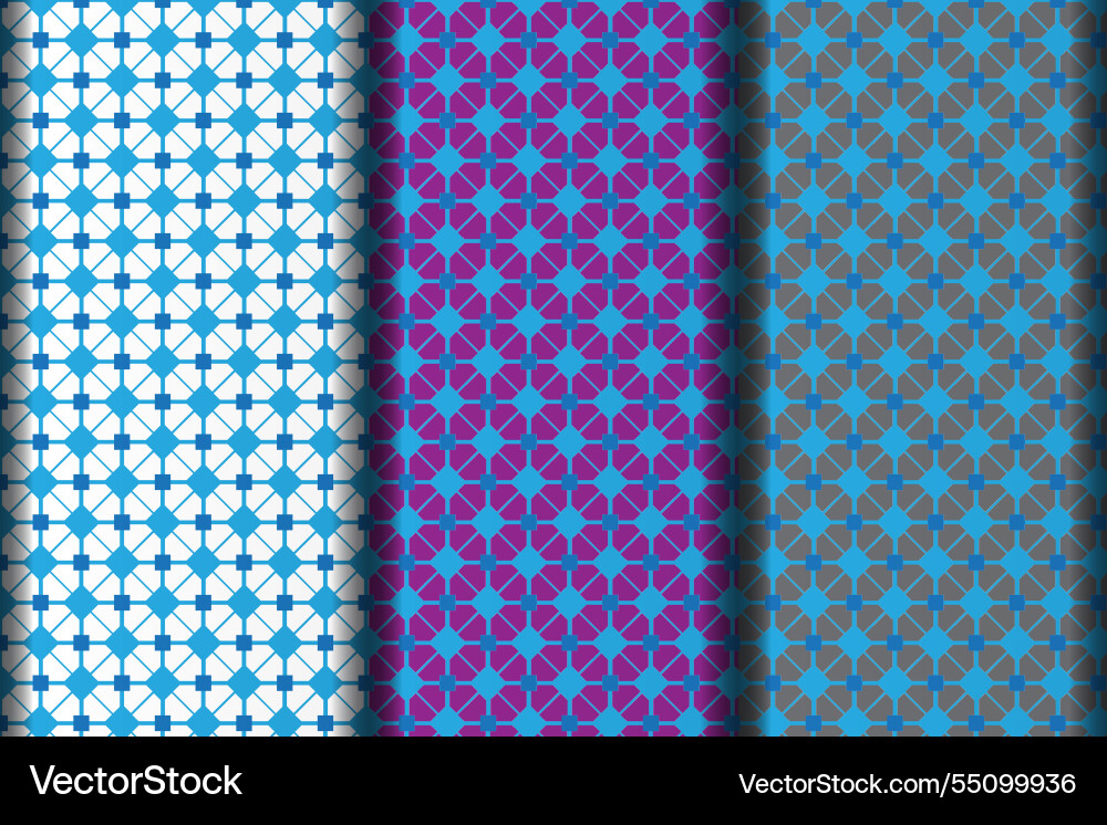 Square style eps pattern design vector image