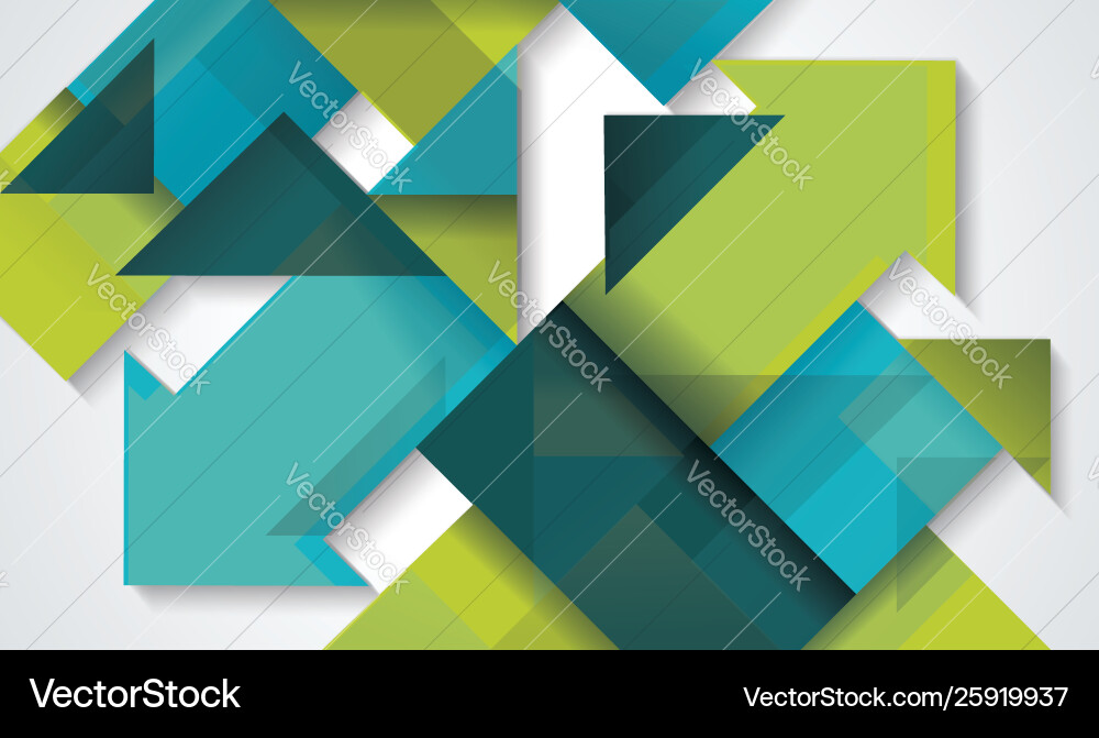 Abstract Cube Background Template vector image