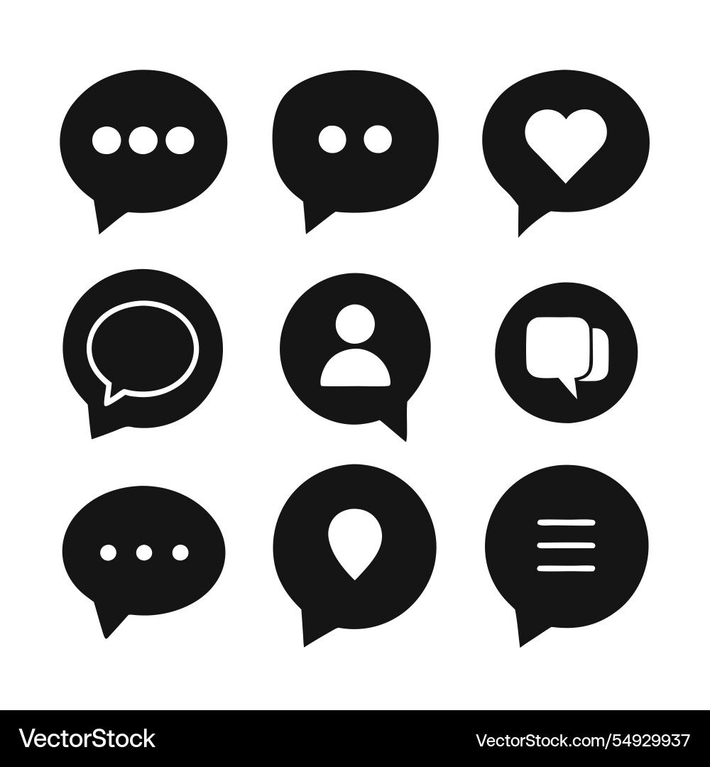 Bubble-speech-shape-web-icon-3 Bubble-speech-shape-web-icon-3 vector image