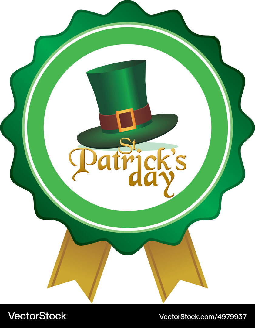 Isolated label with text and a traditional element Vector Image