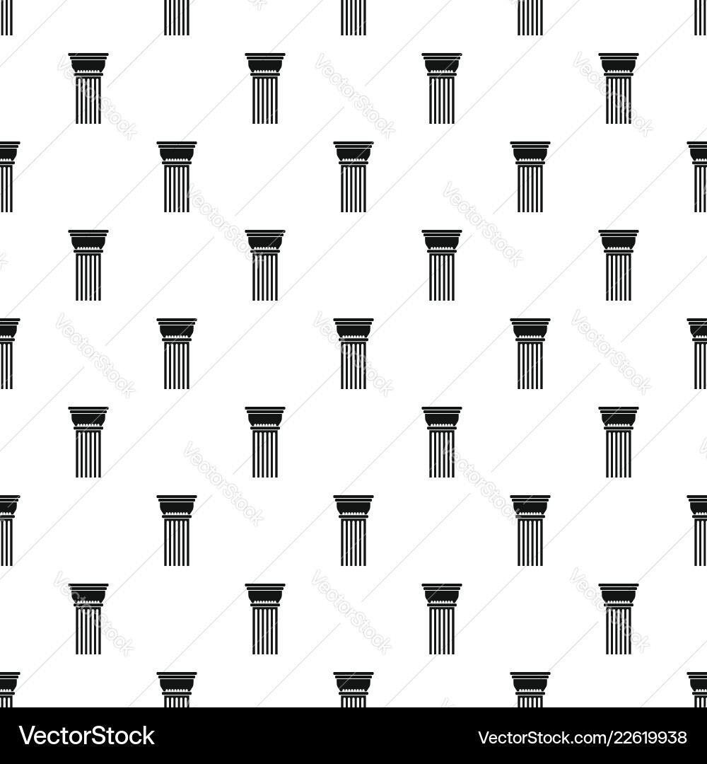 Building column pattern seamless Building column pattern seamless vector image