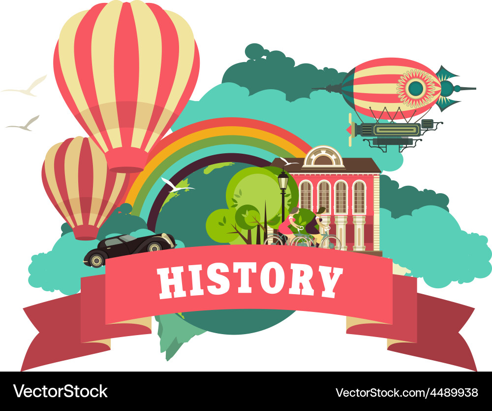 History Royalty Free Vector Image - VectorStock