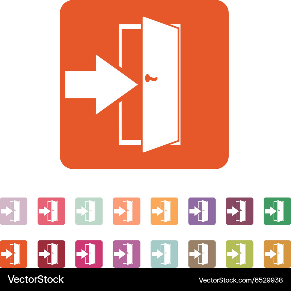 Login icon entry and input authorization Vector Image
