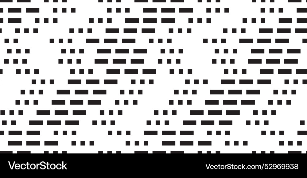 Morse code seamless pattern Vector Image