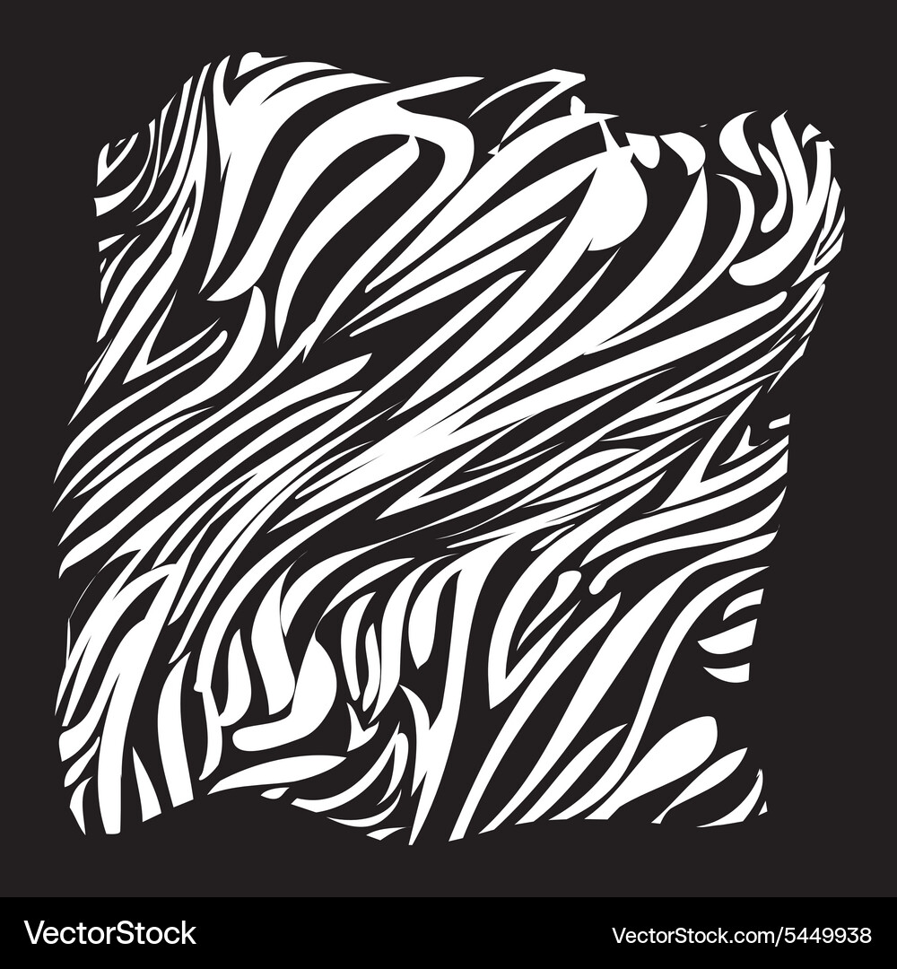 Zebra Print Pattern Vector Image