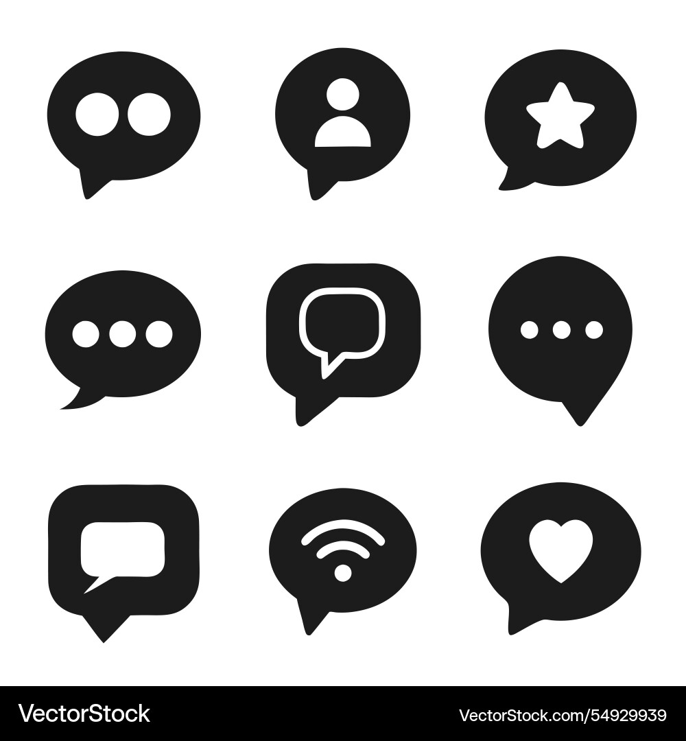 Bubble-speech-shape-web-icon-5 Bubble-speech-shape-web-icon-5 vector image