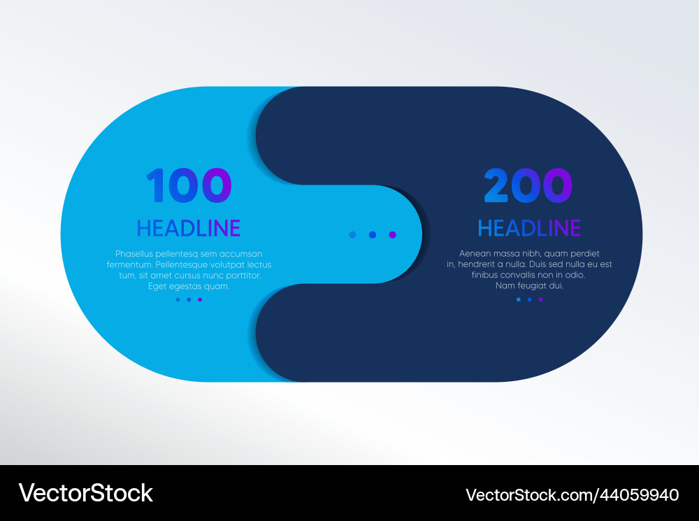 2 elements scheme diagram two connected circles 2 elements scheme diagram two connected circles vector image