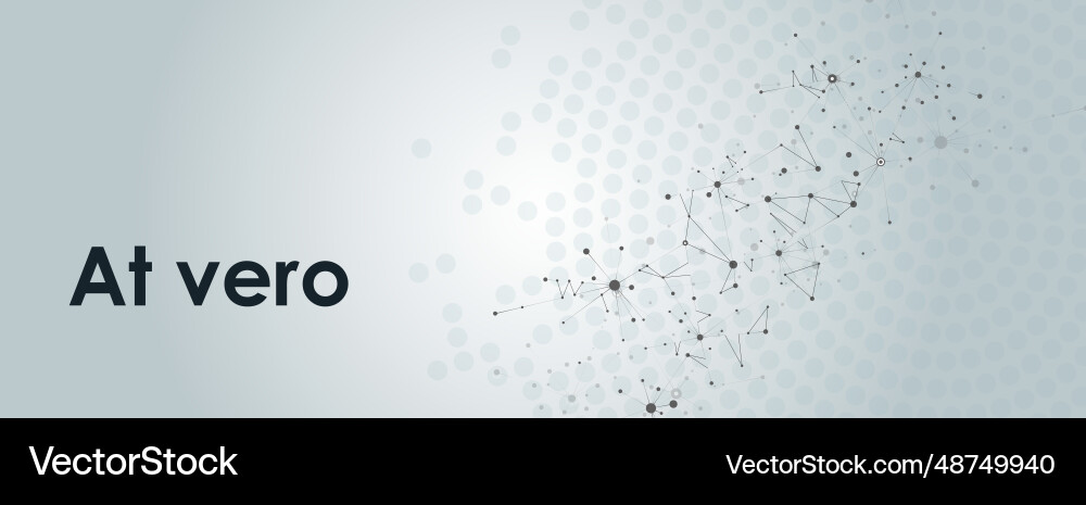 Geometric Node Connection Pattern Vector Image