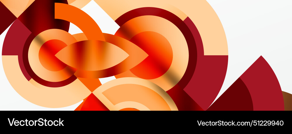 Trendy simple circle abstract background Vector Image