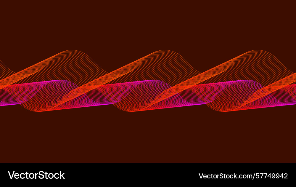 Abstract blend lines wavy background gradient Vector Image