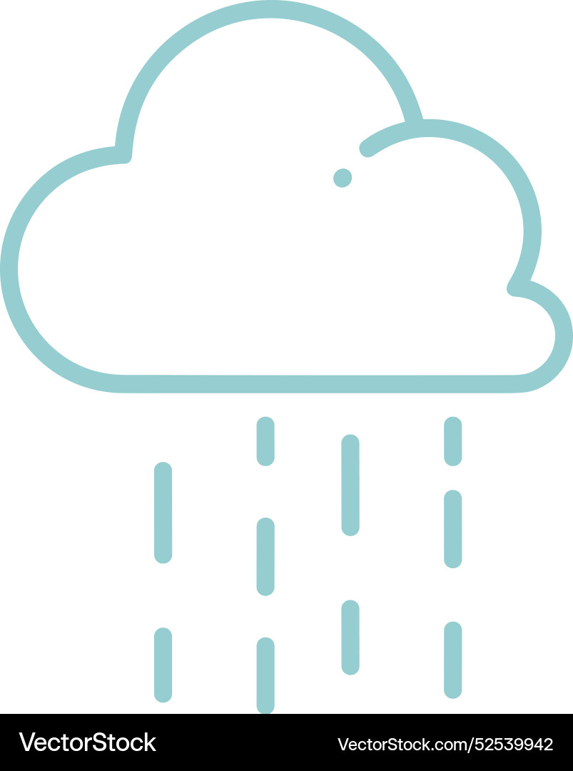 Cloud storage icon symbol image of the hosting Vector Image