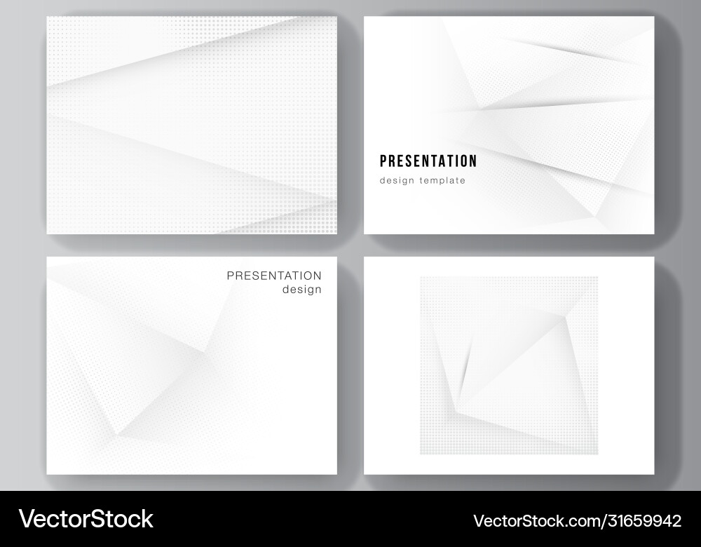 Presentation Slides Template vector image