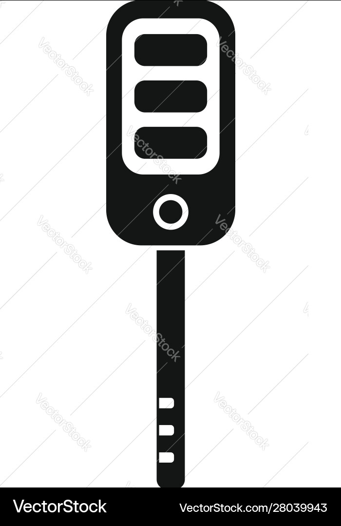Auto key icon simple style Auto key icon simple style vector image