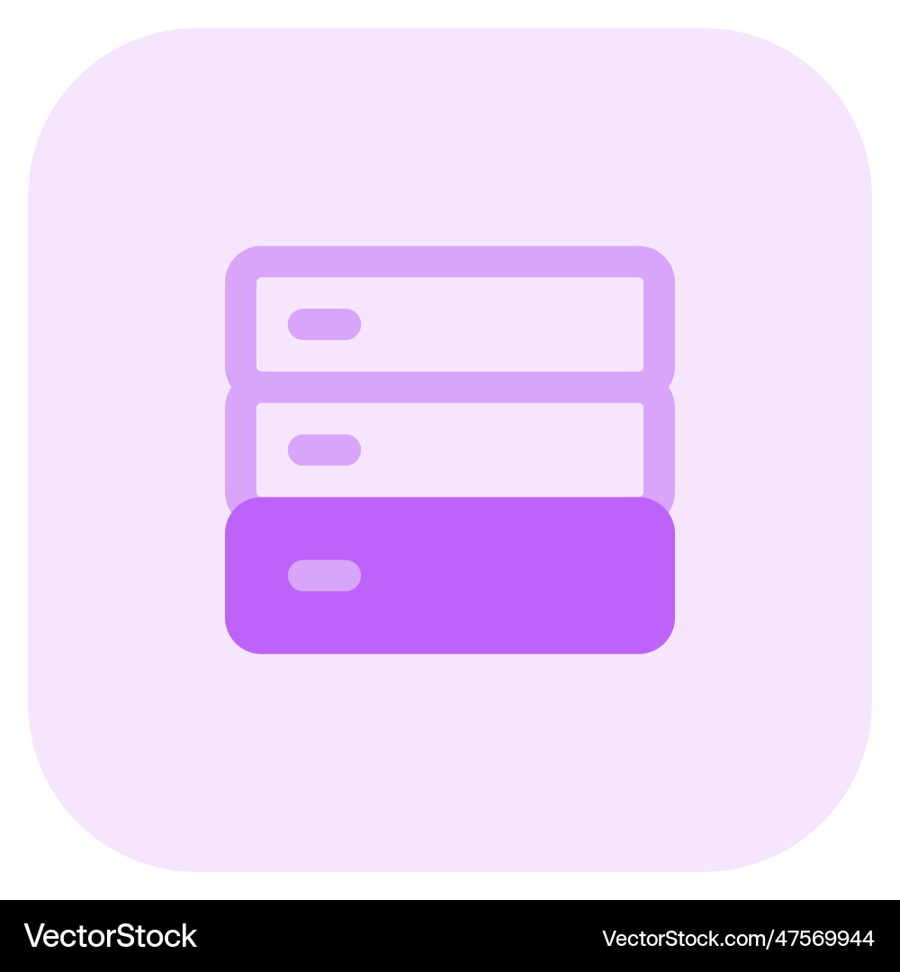 Digital Database Storage vector image