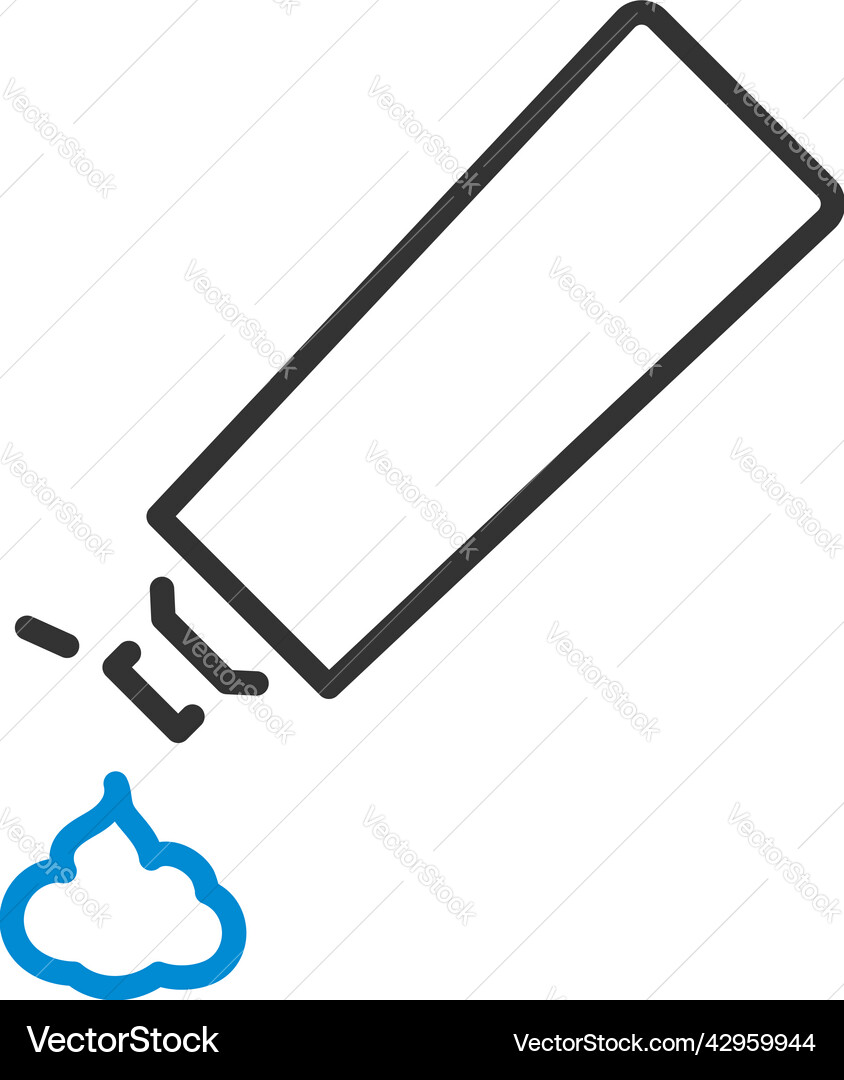 Toothpaste tube icon Royalty Free Vector Image