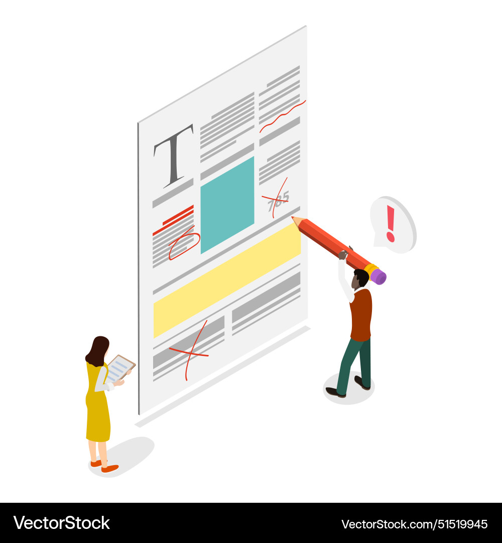 3d isometric flat Royalty Free Vector Image - VectorStock