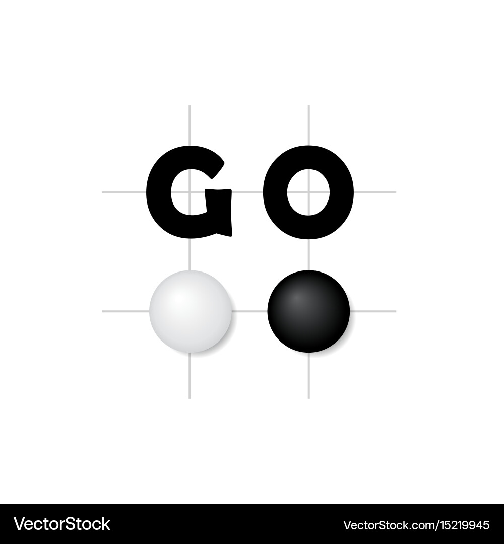 Go game background Vector Image