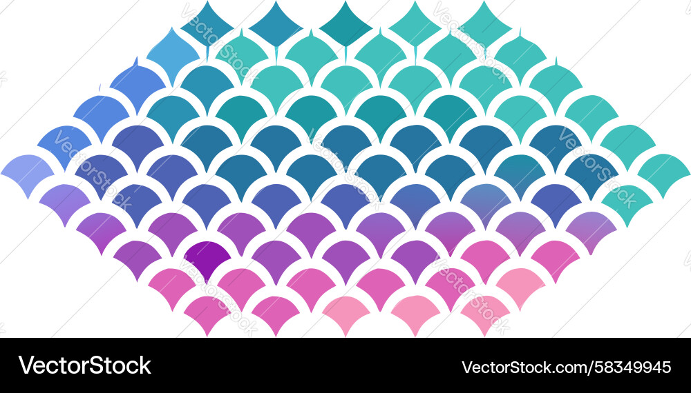 Shimmering Scaled Gradient Pattern Vector Image