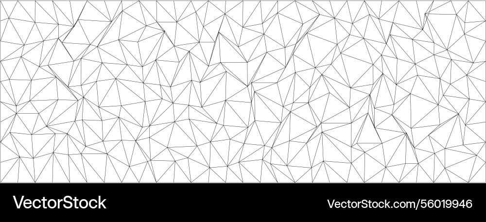 Abstract geometric chaos pattern with polygon vector image