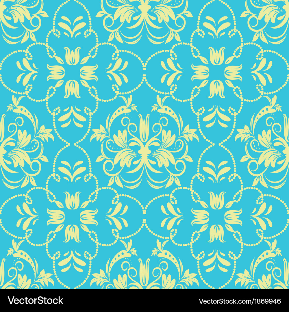 Damask pattern Vector Image