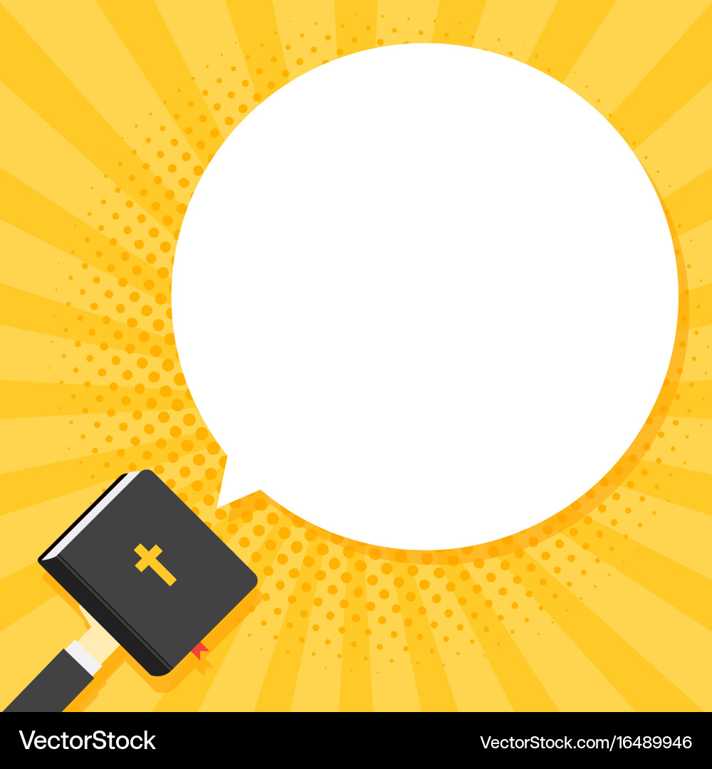 Quotation from the bible place empty for text vector image