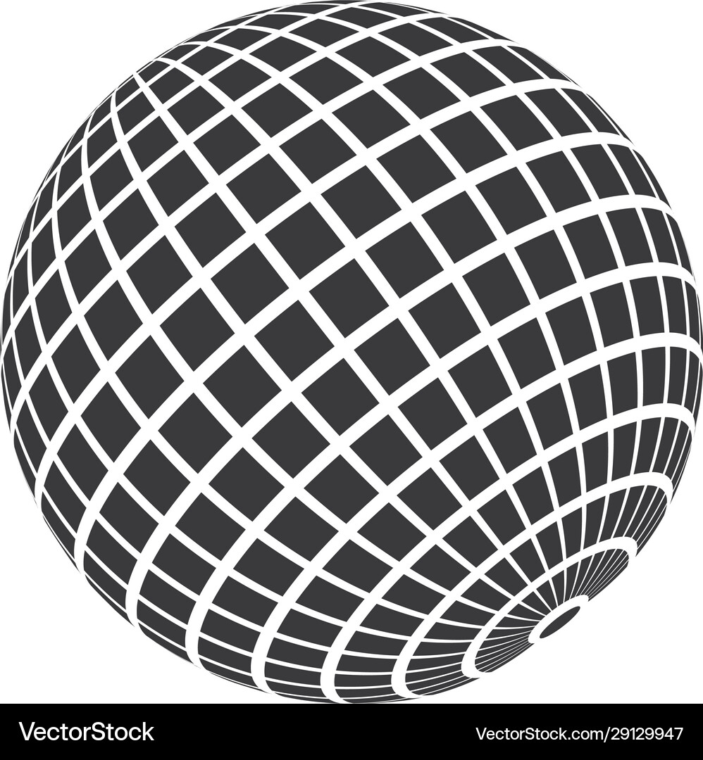 Shimmering Disco Ball Icon – Royalty-Free Vector | VectorStock, image size:998x1080
