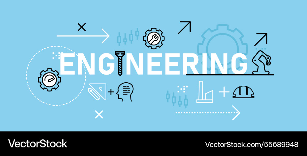 Engineering conceptual professional architect Vector Image