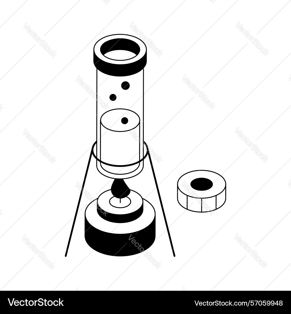 Laboratory experiment Vector Image