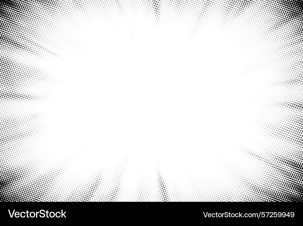 Vignette background with halftone dot pattern Vignette background with halftone dot pattern vector image
