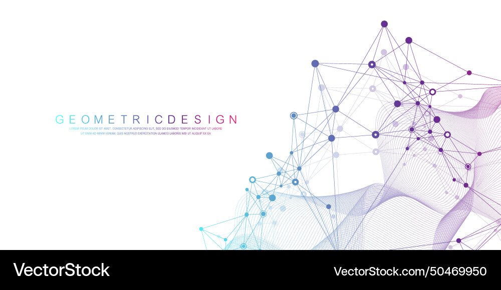 Abstract tech network connection dots digital Abstract tech network connection dots digital vector image