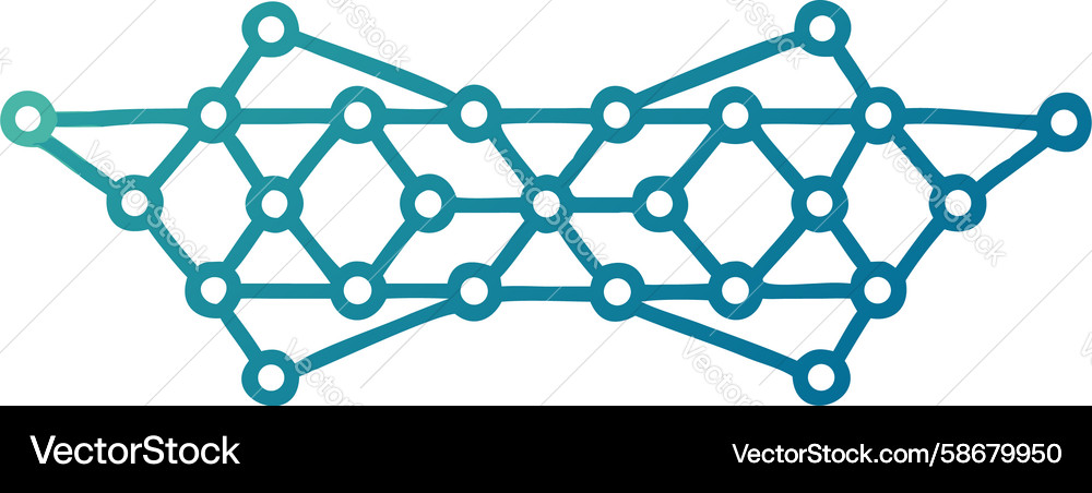 Abstract tech network futuristic connection Vector Image