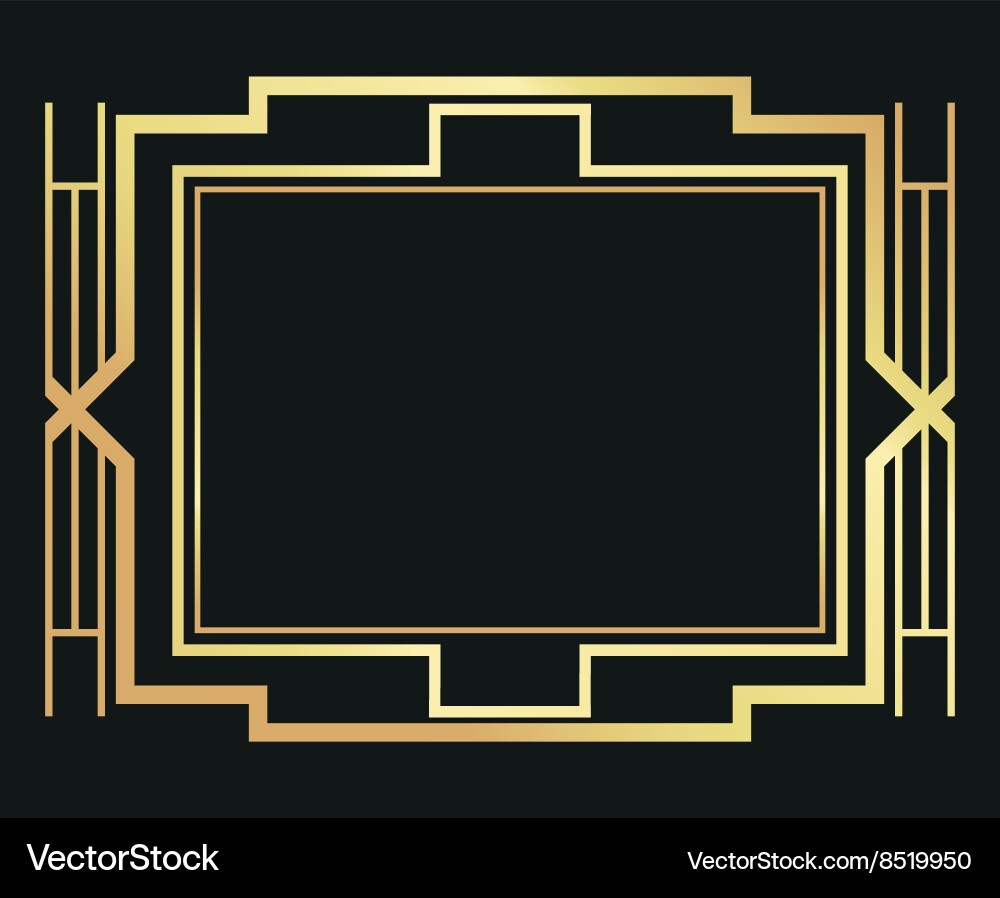 Roaring Twenties Gatsby Background Vector Image