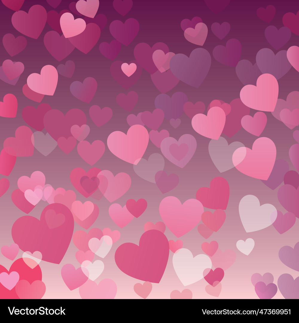 Abstract love background vector image